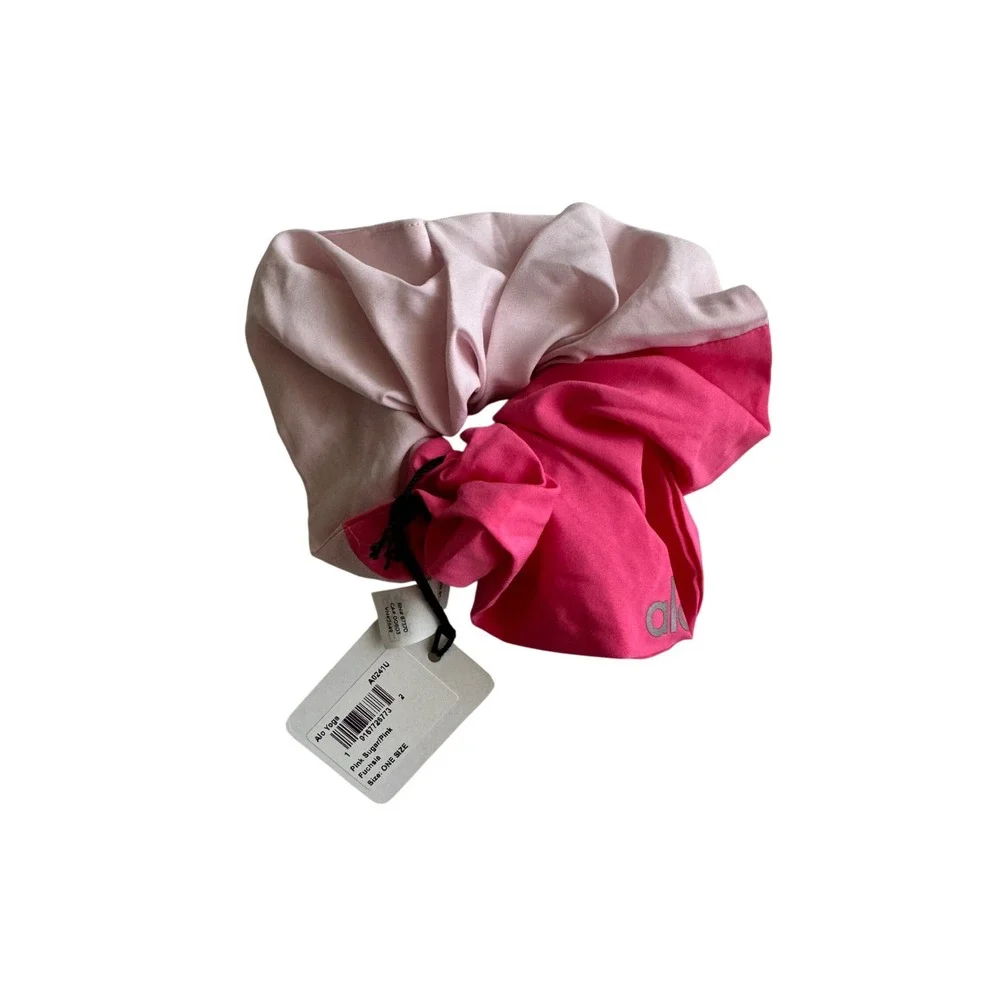 NWT Alo Yoga Women's Pink Fuchsia Oversized Scrunchie